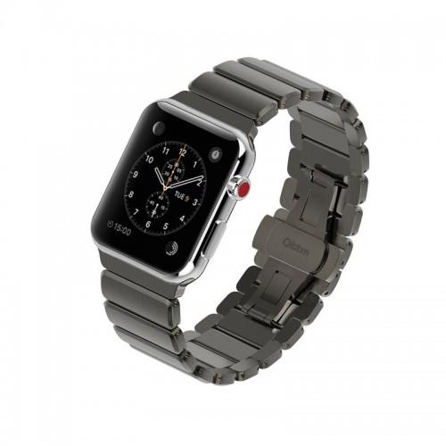 Stainless Steel Link Bracelet Metal Doub...