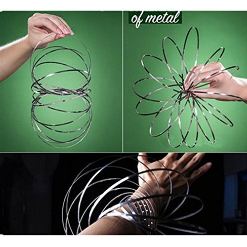 Kinetic Spring Toy 3D Sculpture Ring