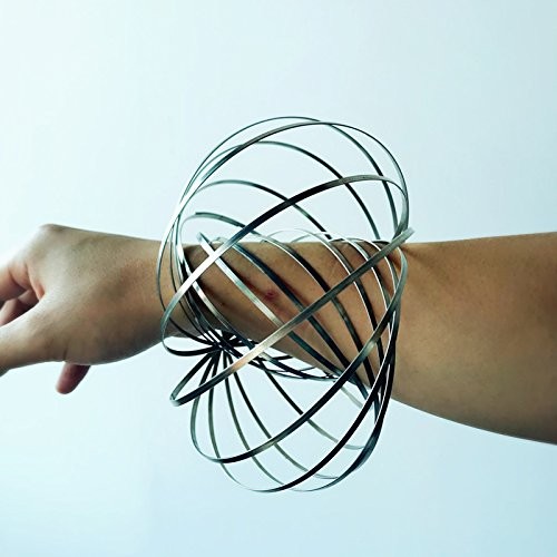 Kinetic Spring Toy 3D Sculpture Ring
