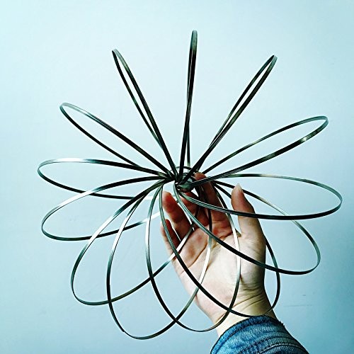 Kinetic Spring Toy 3D Sculpture Ring