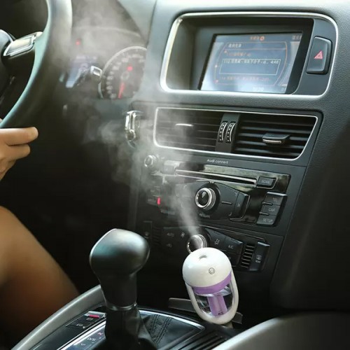 Mini Car Air Portable Mist Humidifiers Aroma Diffuser Aromatherapy - Green