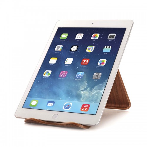 SAMDI Wooden Stand For All Smart phones & Tablets - Black Walnut