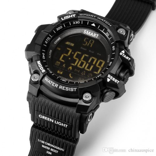 Bluetooth Water Resistance Sports Smartwatch - Red