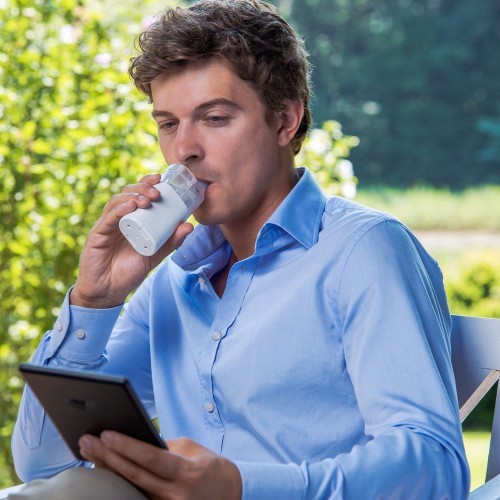 Omron NE-U100-E MICRO AIR Portable, Pocked-Sized, Silent Mesh Nebulizer